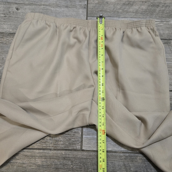 Alfred Dunner Light Tan Classic Grannycore Business Casual Trousers, Size 20W - Picture 4 of 7